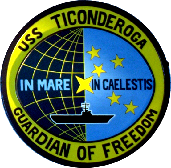 USS Ticonderoga CV-14 US Navy Challenge Coin – Modern Militaria Collectible